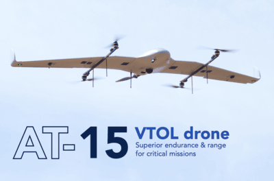 Asteria Aerospace Boosts Indian Army’s Surveillance Capabilities with AT-15 VTOL Drones